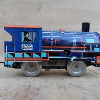 Giochi di latta LOCOMOTIVA TRENINO ANNI 60