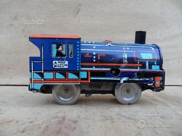 Giochi di latta LOCOMOTIVA TRENINO ANNI 60