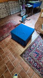letto pieghevole pouf cubo completo 