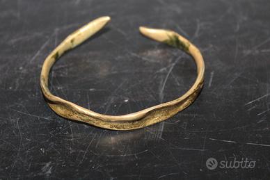 Bracciale Artigianale in Ottone – 1970 Italia