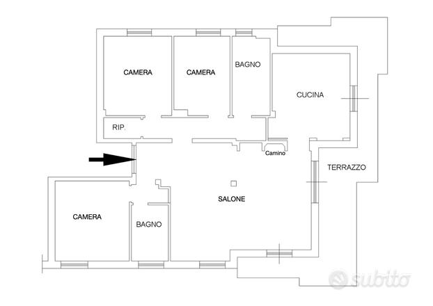 Appartamento 5 locali ECCELLENTE - Fidene alta