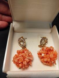 orecchini corallo rosa