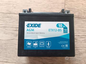 Batteria Moto Nuova ETX12-BS (YTX12-BS) 12V 10Ah