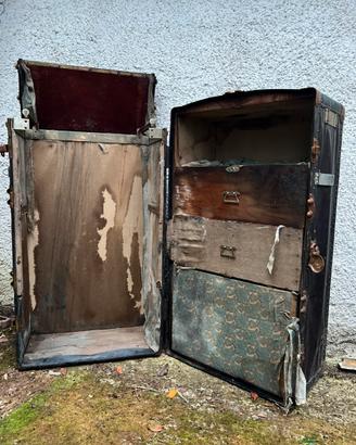 Baule Armadio Vintage P.C. MURPHY TRUNK CO