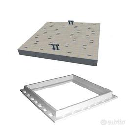 Chiusino pvc plastica coperchio 70x70 est 84x84