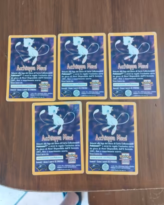 POKEMON CARTE PROMO - ACCHIAPPA MEW - VINTAGE