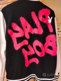 play boy giacca nera , bianca e fucsia euro 24,99