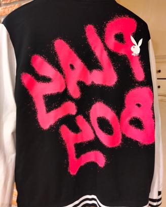 play boy giacca nera , bianca e fucsia euro 24,99