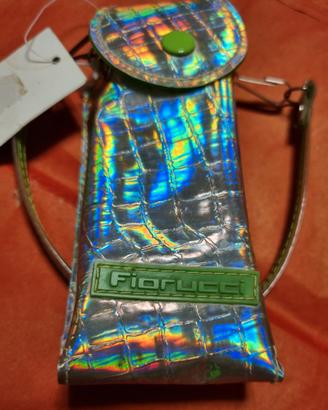 Fiorucci porta cellulare olografico vintage