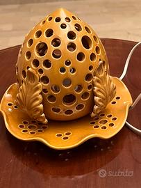 Lampada pumo smaltato Giallo