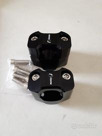 Riser manubrio 28 nero