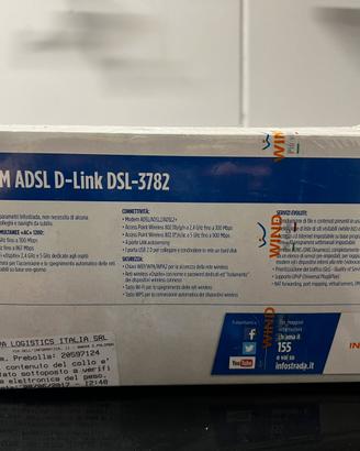 Modem Router D-Link DSL-3782 Wi-Fi AC12