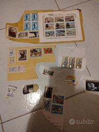 Lotto francobolli italiani e esteri, 34 pezzi 