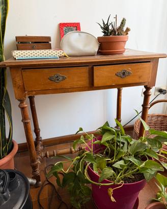 Scrivania Vintage in legno