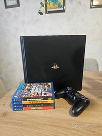 PlayStation 4 Pro 1TB + Controller + 4 Giochi