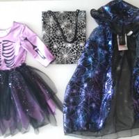 COSTUME CARNEVALE STREGHETTA ANNI 4/6