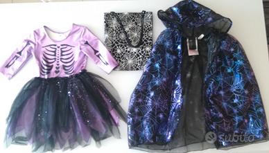 COSTUME CARNEVALE STREGHETTA ANNI 4/6