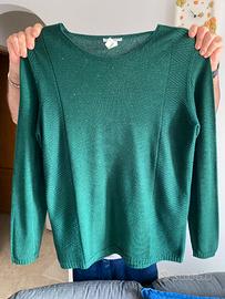Maglia donna in lana merinos 100% (Cannella)