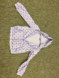 Giacca leggera da bambina 8/10 anni con  fiori