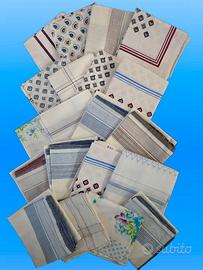 20 Fazzoletti di tessuto cotone - fantasie varie A