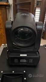 4 teste mobili beam/spot 150W con flight case