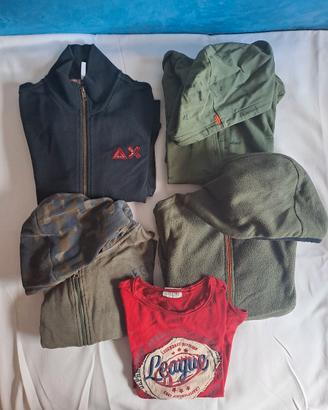 set 5 pezzi bambino 8-9 anni