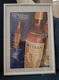 Pubblicità vintage - Metaxa - In cornice