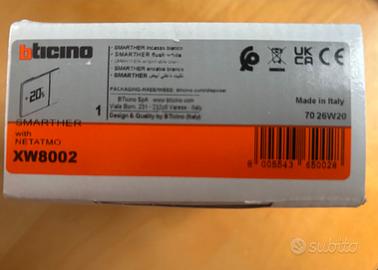 BTicino Smarther XW8002 termostato Wi‑Fi bianco