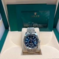 Rolex sky dweller 42mm 336934 blu 12/24 new