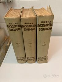 Volumi Enciclopedia Sonzogno anni 40/50
