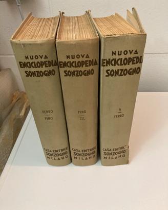 Volumi Enciclopedia Sonzogno anni 40/50
