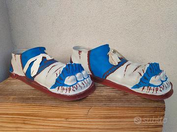 maschera vintage scarpe da pagliaccio