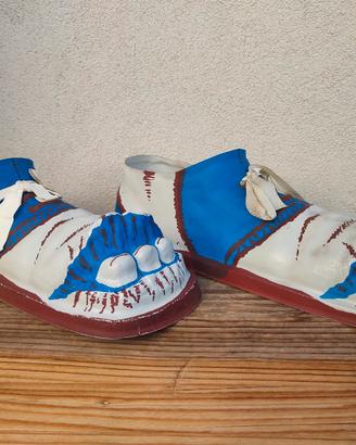 maschera vintage scarpe da pagliaccio