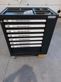 Carrello/cassettiera attrezzato