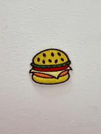 Toppa ricamata hamburger
