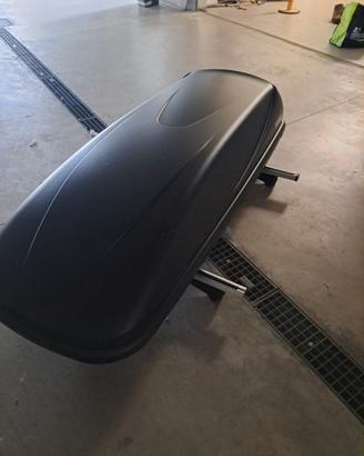 Box tetto Thule Ocean 780 + barre Tiguan
