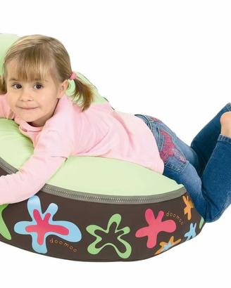 DOOMOO Pouf Seat Splash Multi Lime