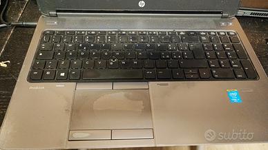 computer Hp pro book Intel core i5 senza batteria 