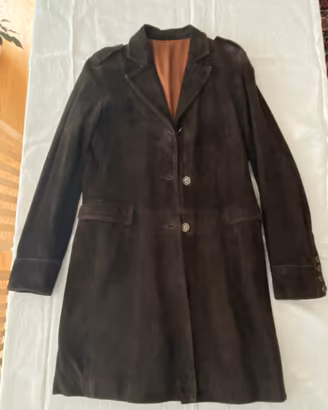 Trench donna scamosciato taglia 44
