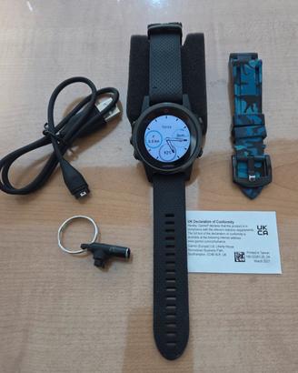 Orologio GARMIN FENIX 5S Sapphire NeroGrigio NUOVO
