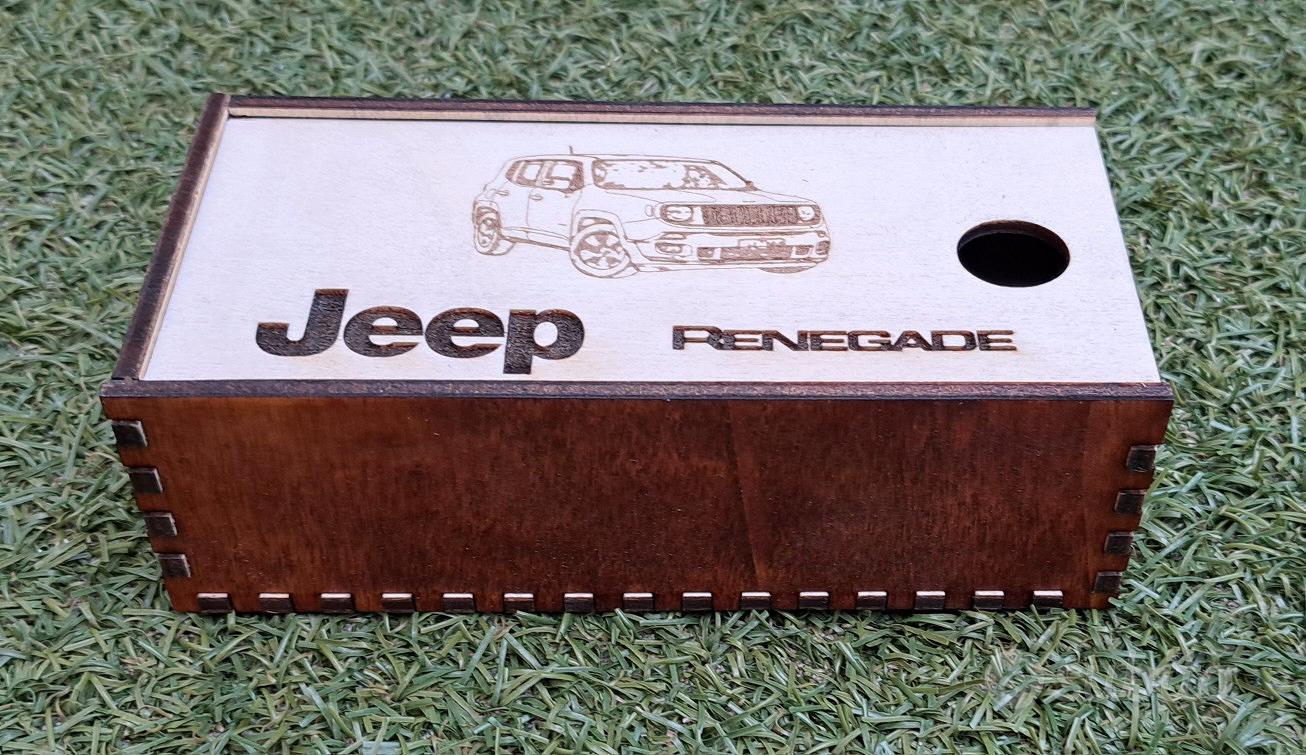 Portachiavi e Penna Jeep Renegade, in legno - Abbigliamento e Accessori In  vendita a Lucca