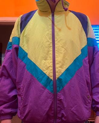 K-way giacca uomo viola giallo