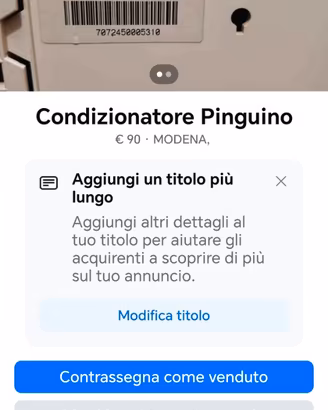 Condizionatore Pinguino portatile