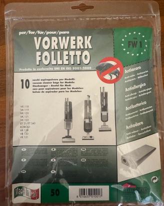 Aspirapolvere folletto sacchetti