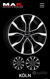 Cerchi Mak Kolhn r19 + ruote nexen nfera sport