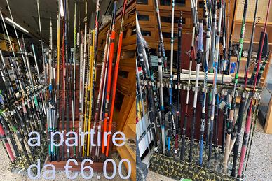 STOCK ATTREZZATURA DA PESCA