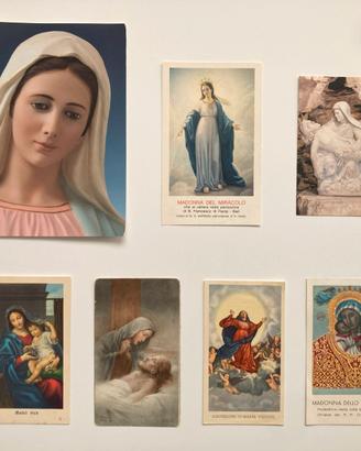 Stock lotto 7 santini Madonna Maria vintage misti