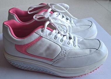 Scarpe Donna Bianche e Rosa 39 - scarpe basculanti