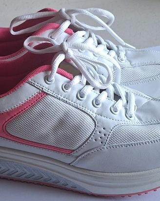 Scarpe Donna Bianche e Rosa 39 - scarpe basculanti