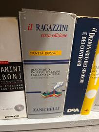 Dizionario inglese il ragazzini III edizione 95/96
